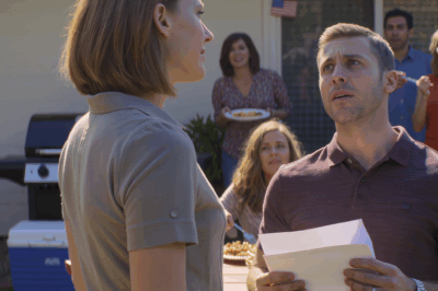 my uncle gestured toward me at the family barbecue: “she’s still jobless, right?” my sister’s boyfriend nodded… until i said, “actually, he’s my employee. or… he was.” then i handed him an envelope. he opened it.then turned white…