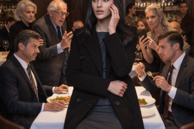 My father-in-law slapped me at dinner: “My son deserves better than a secretary.” My husband said nothing. I stood up, grabbed my coat, and left. Three hours later, my husband called 23 times. His company had just been bought. By me.