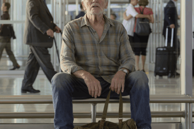 My Son Left Me at the Airport Without Money or ID – Then an Old Man Said “Pretend to Be…” True Story