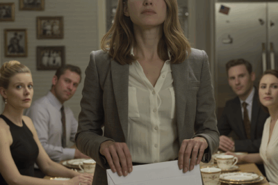 At the family dinner, my sister told me to eat in the kitchen because “adopted children don’t sit with the real family.”I stayed quiet… until I dropped an envelope on the table that changed everything. This family dinner turned into the moment my whole life split open.