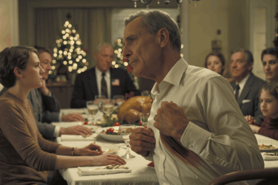 At the Christmas party, I sat down at the table with broken ribs. I couldn’t even take a deep breath, so I sat there in pain. All the guests were silent. My son-in-law raised his glass, “A toast to Marcus! Still tough as nails, even after that terrible fall down the cottage stairs. I guess the old man learned his lesson about wandering around in the dark!” I smiled. Then I lifted my shirt and showed the bruises. “You’re right, Brandon. Someone did learn their lesson. Just not me.” His face was white!