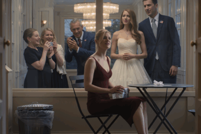 at my sister’s wedding, i found my seat-outside, next to the trash cans. she smirked, “guess you don’t count.” i took my gift, stood up, and walked out without a word. minutes later…she went pale & screaming