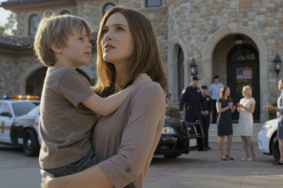 My sister pulled my son’s hair while my parents laughed because he “ruined her dress”. I said nothing, just carried him home. The next morning, the police surrounded their house… because that “kid” was the real owner thanks to the trust his grandfather left me.